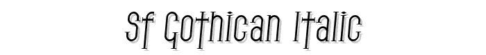 SF%20Gothican%20Italic font