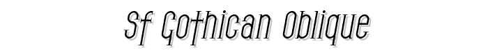 SF%20Gothican%20Oblique font