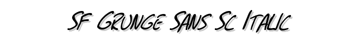 SF%20Grunge%20Sans%20SC%20Italic font