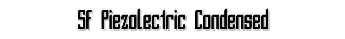 SF%20Piezolectric%20Condensed font