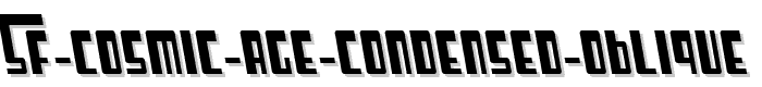 SF Cosmic Age Condensed Oblique police
