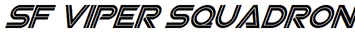 SF Viper Squadron Italic font