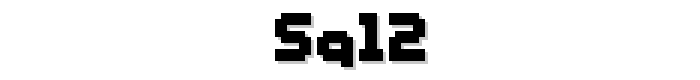 SG12 font