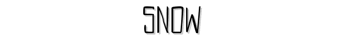 SNOW font