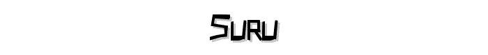 SURU font