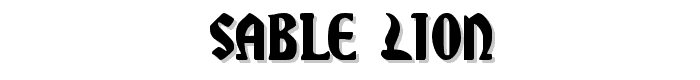 Sable%20Lion font