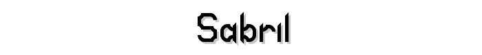 Sabril font