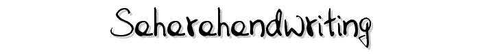 SaharaHandwriting font