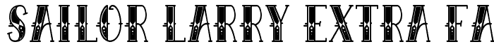 Sailor Larry  Extra Fancy font