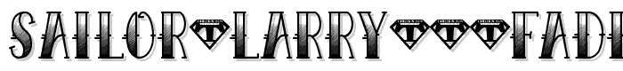 Sailor Larry  Fade font