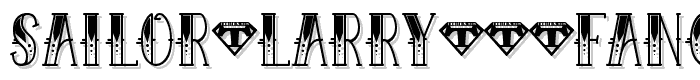 Sailor Larry  Fancy font