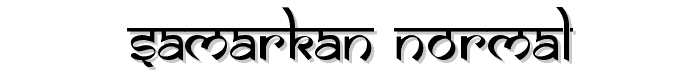 Samarkan%20Normal font