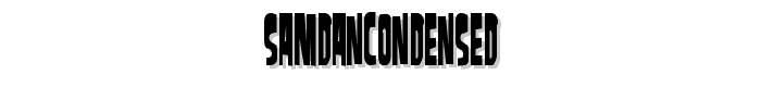 SamdanCondensed font