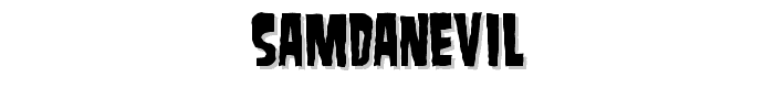 SamdanEvil font