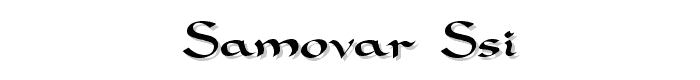 Samovar%20SSi font