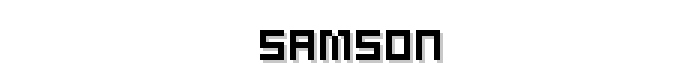 Samson font