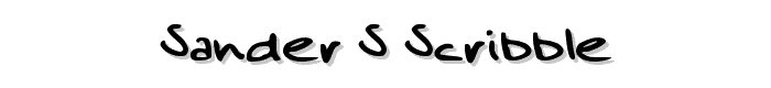 Sander_s%20Scribble font