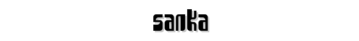 Sanka font