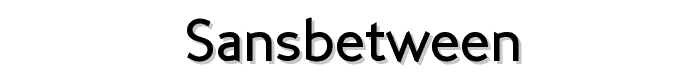Prevue de la SansBetween font