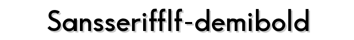 SansSerifFLF-Demibold font