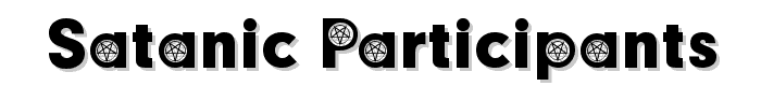 Satanic%20Participants font