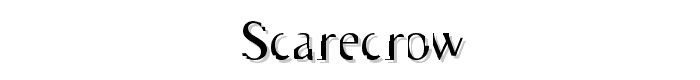 Scarecrow font