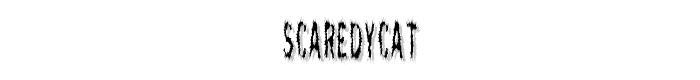 ScaredyCat font