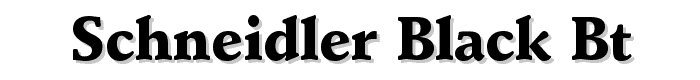 Schneidler%20Black%20BT font