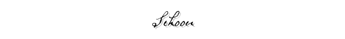 Schoon font