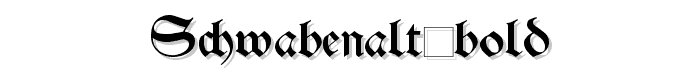 SchwabenAlt-Bold font