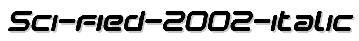 Sci%20Fied%202002%20Italic font