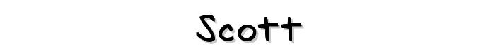 Scott font