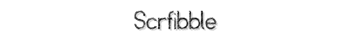 ScrFIBbLE font