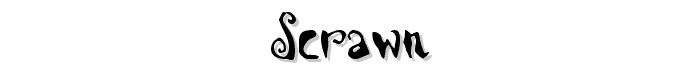 Scrawn font