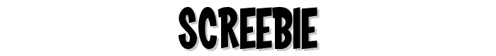 Screebie font