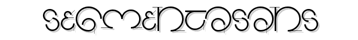 SegmentaSans font