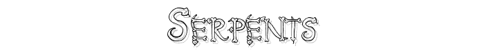 Serpents font