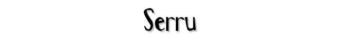 Serru font