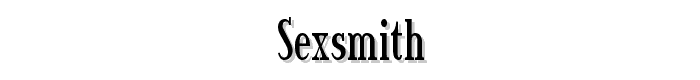 Sexsmith font