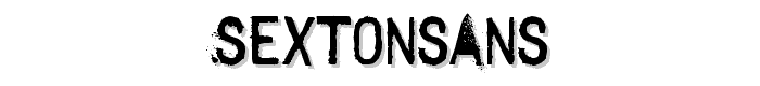 SextonSans font