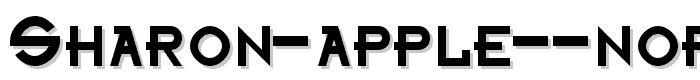 Sharon Apple Normal font