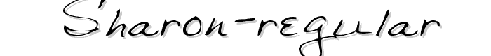 Sharon Regular font