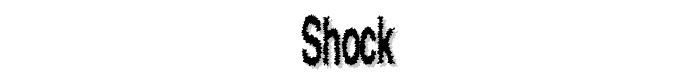Shock font