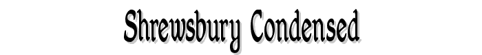 Shrewsbury-Condensed font