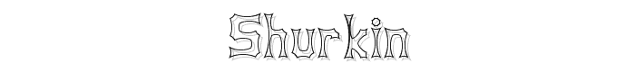 Shurkin font