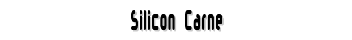 Silicon%20Carne font