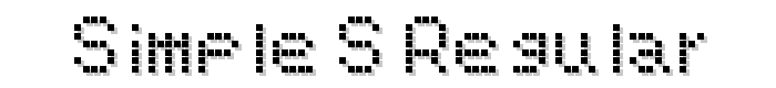 Simple%20S%20Regular font