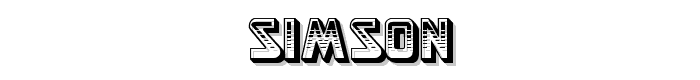 Simson font