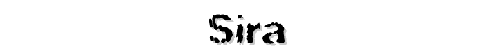 Sira font