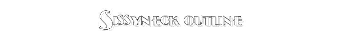 Sissyneck%20Outline font